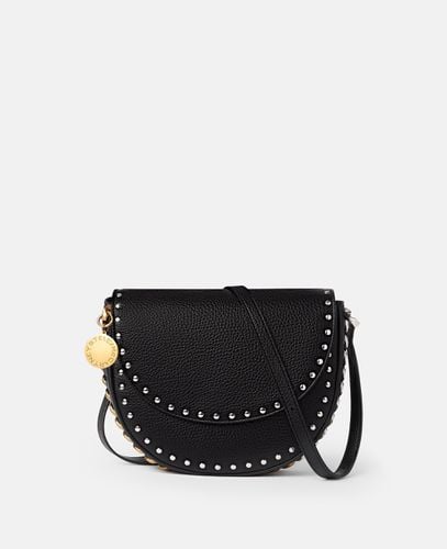 Frayme Studded Grainy Alter Mat Medium Flap Shoulder Bag, Woman - Stella McCartney - Modalova