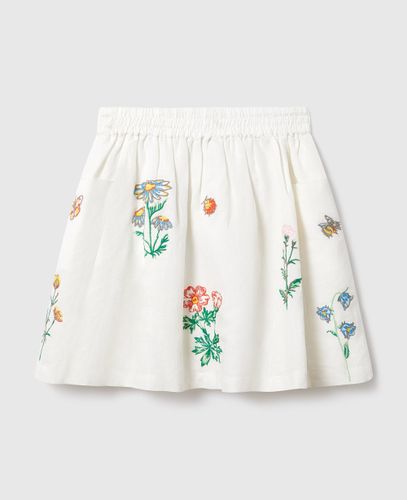 Flower Embroidered Skirt, , Size: 4 - Stella McCartney - Modalova