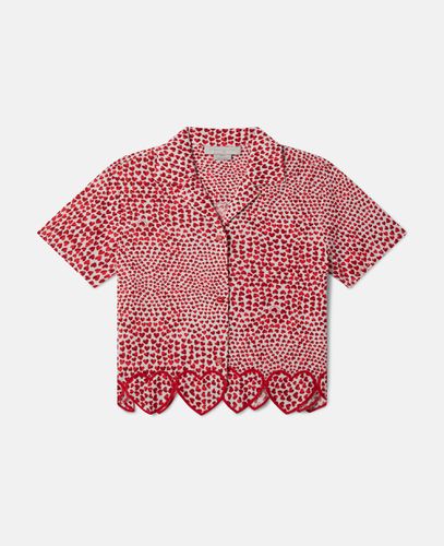 Camicia in cotone biologico con , , Taglia: 10 - Stella McCartney - Modalova