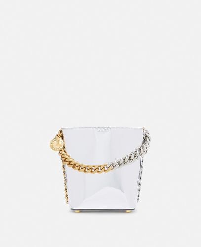 Borsa a secchiello Frayme cromata specchiata, Donna - Stella McCartney - Modalova