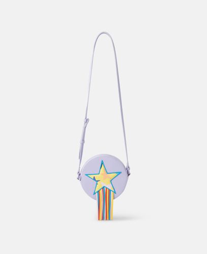 Borsa a Tracolla con Frange e Grafica Stella, Donna - Stella McCartney - Modalova