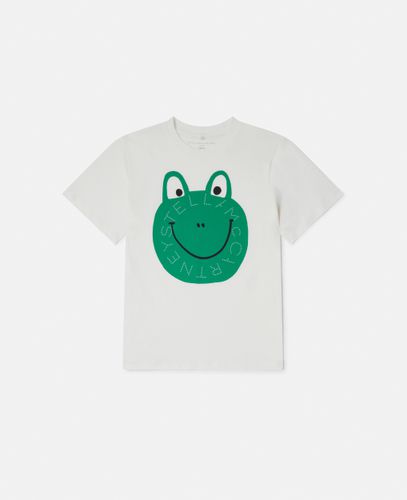 Frog Graphic Crewneck T-Shirt, Woman, /, Size: 3 - Stella McCartney - Modalova