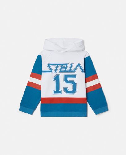 Felpa con Cappuccio Varsity con Logo, /, Taglia: 14 - Stella McCartney - Modalova