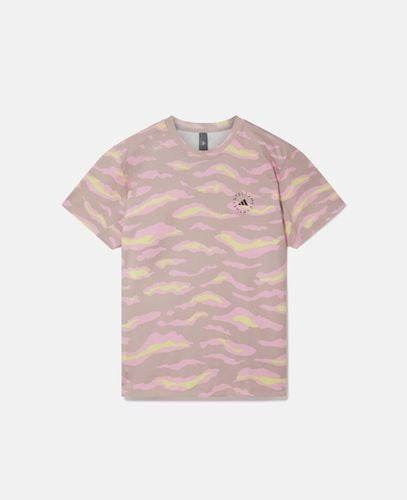 TrueCasuals Zebra Print T-Shirt, Woman, //TruePink, Size: S - Stella McCartney - Modalova