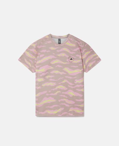 TrueCasuals Zebra Print T-Shirt, Woman, //TruePink, Size: M - Stella McCartney - Modalova