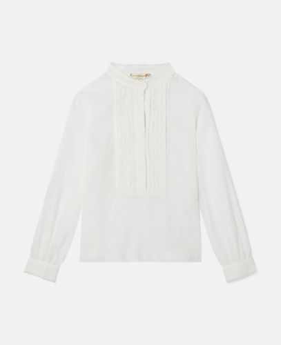 Pleated Tuxedo Shirt, Donna, , Taglia: 6 - Stella McCartney - Modalova