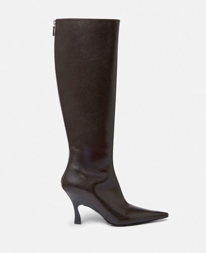 Kniestiefel Elsa mit Absatz, Frau, , Größe: 39 - Stella McCartney - Modalova