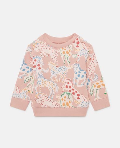 Horse Print Sweatshirt, Woman, , Size: 9m - Stella McCartney - Modalova