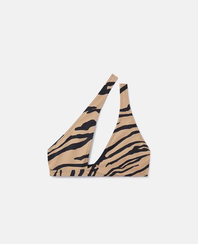 Top bikini con cut-out e stampa zebrata, Donna, /, Taglia: S - Stella McCartney - Modalova