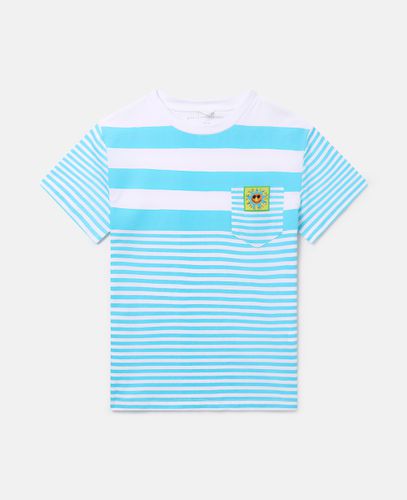 Sunshine Motif Striped T-Shirt, Donna, , Taglia: 6 - Stella McCartney - Modalova