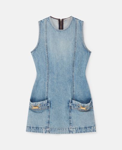 Aermelloses Minikleid mit Spange, Frau, , Größe: M - Stella McCartney - Modalova
