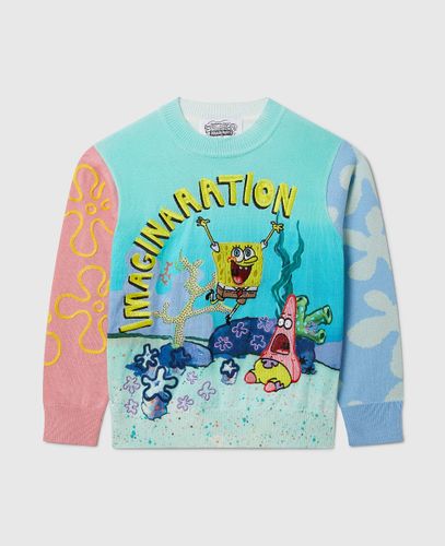 Sponge Bob Graphic Crewneck Jumper, , Size: 12 - Stella McCartney - Modalova