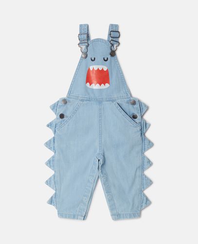 Shark Face Dungarees, Donna, , Taglia: 12m - Stella McCartney - Modalova