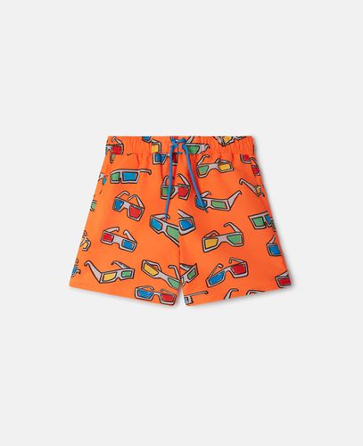 D Glasses Swimming Trunks, Woman, , Size: 10 - Stella McCartney - Modalova