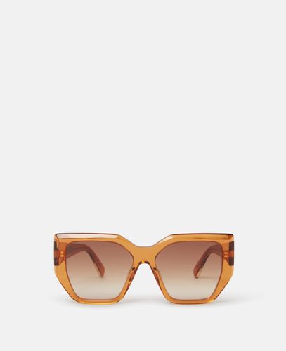 Chunky Square Cat-Eye Sunglasses, Woman - Stella McCartney - Modalova