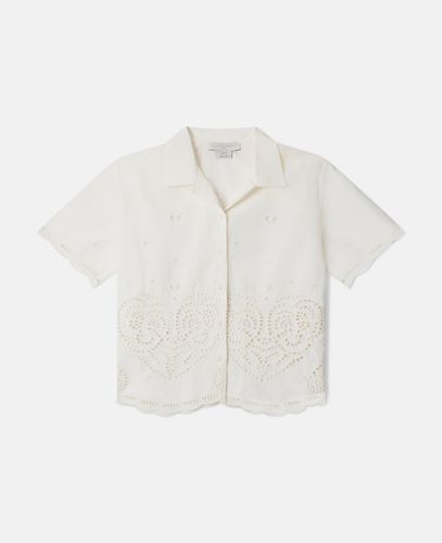 Camicia in pizzo sangallo di cotone, , Taglia: 5 - Stella McCartney - Modalova