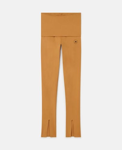 Leggings Yoga TrueStrength con Spacco alla Caviglia, Donna, , Taglia: M - Stella McCartney - Modalova