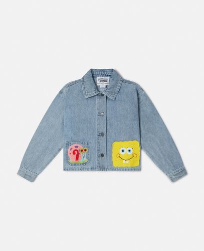 Sponge Bob Graphic Denim Jacket, , Size: 10 - Stella McCartney - Modalova