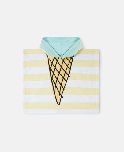 Telo con Cappuccio con Grafica Gelato, / - Stella McCartney - Modalova