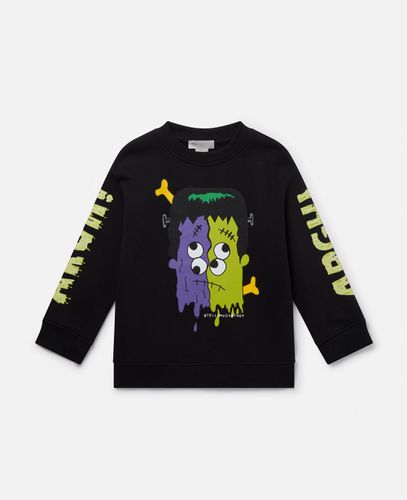 Sweatshirt mit Frankenstein-Grafik, Frau, , Größe: 5 - Stella McCartney - Modalova