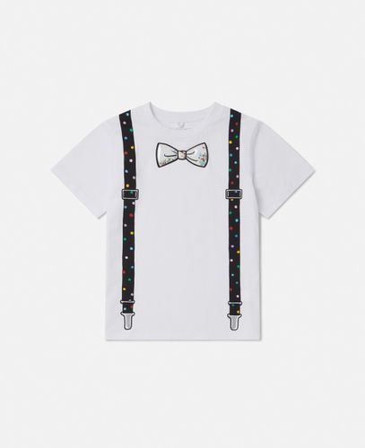 Bowtie and Braces Graphic T-Shirt, Woman, , Size: 8 - Stella McCartney - Modalova