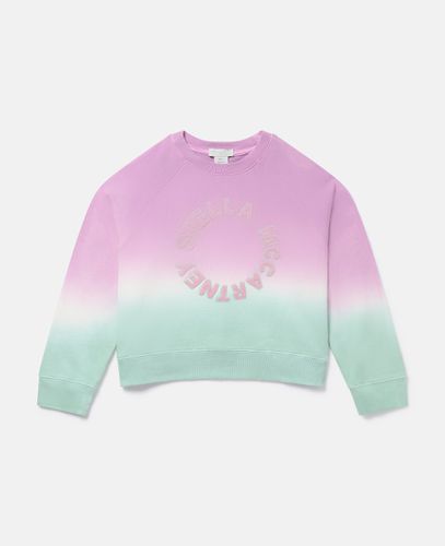 Felpa Ombré con logo, Donna, , Taglia: 2 - Stella McCartney - Modalova