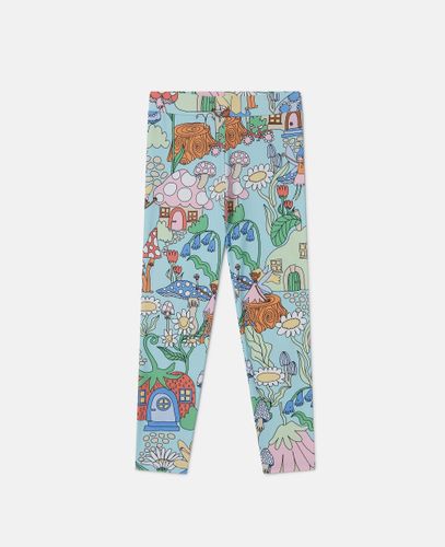 Woodland Print Elasticated Leggings, , Size: 3 - Stella McCartney - Modalova