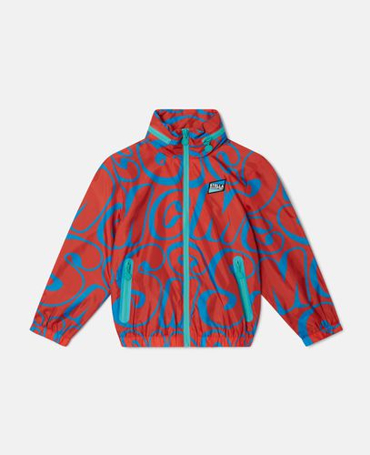 SMC Print Hooded Jacket, Woman, /, Size: 14 - Stella McCartney - Modalova