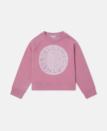 Logo Graphic Crewneck Sweatshirt, , Size: 3 - Stella McCartney - Modalova