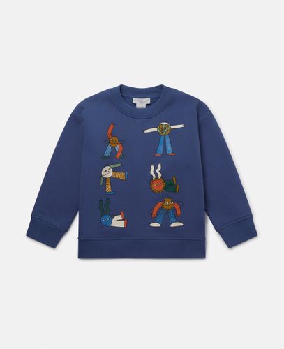 Cosmic Cowboy Graphic Sweatshirt, Woman, , Size: 8 - Stella McCartney - Modalova