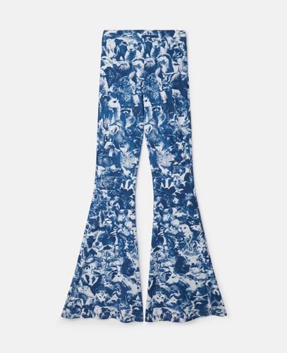Ausgestellte Jeans mit Animal Forest Print, Frau, , Größe: S - Stella McCartney - Modalova