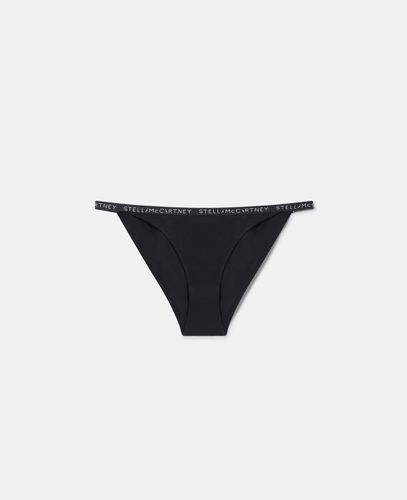 Slip con fianchetto e fascia con logo, Donna, , Taglia: L - Stella McCartney - Modalova