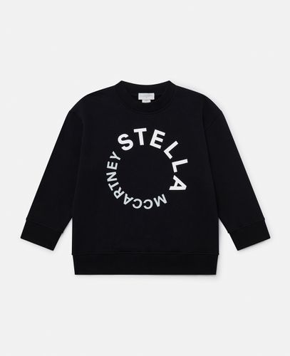 Logo Graphic Long-Sleeve Sweatshirt, Donna, , Taglia: 3 - Stella McCartney - Modalova