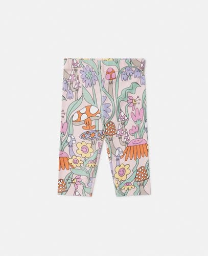 Legging elasticizzati con stampa foresta, Donna, , Taglia: 6m - Stella McCartney - Modalova