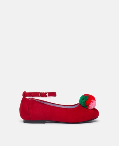 Fluffy Fruit Tassel Ballet Flats, Woman, , Size: 32 - Stella McCartney - Modalova