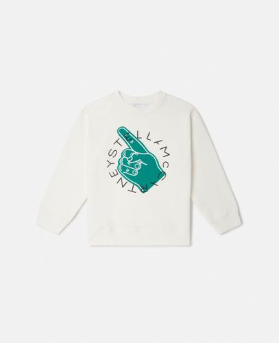 Logo Varsity Graphic Long Sleeve T-Shirt, Donna, , Taglia: 5 - Stella McCartney - Modalova