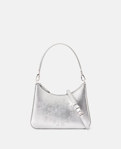 Borsa a Spalla a Tracolla con Logo Metallizzato, Donna - Stella McCartney - Modalova