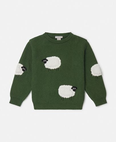 Maglione con Applicazione Pecora, Donna, , Taglia: 4 - Stella McCartney - Modalova