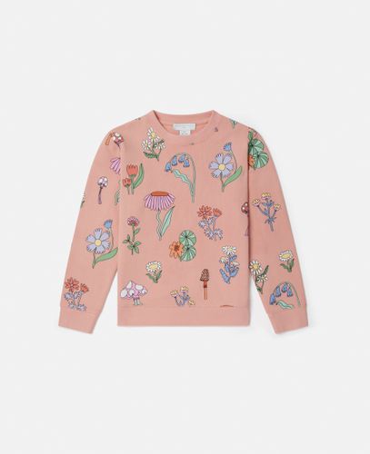 Woodland Print Crewneck Sweatshirt, Woman, , Size: 6 - Stella McCartney - Modalova