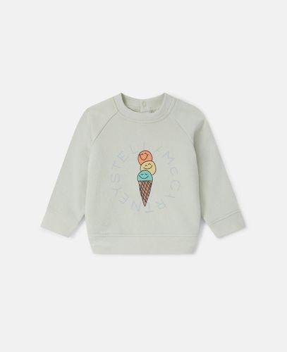 Ice Cream Graphic Long Sleeve T-Shirt, Woman, , Size: 6m - Stella McCartney - Modalova