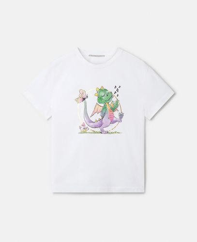 T-shirt stampata dell'Anno del Drago, Donna, , Taglia: M - Stella McCartney - Modalova