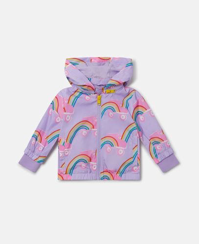 Rollerskate Rainbow Print Raincoat, Woman, , Size: 6m - Stella McCartney - Modalova