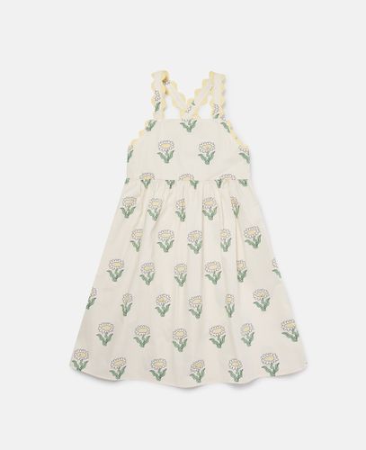 Daisies Sleeveless Scalloped Trim Dress, , Size: 4 - Stella McCartney - Modalova