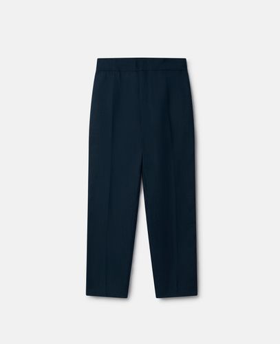 Linen Tailored Trousers, Woman, , Size: 8 - Stella McCartney - Modalova