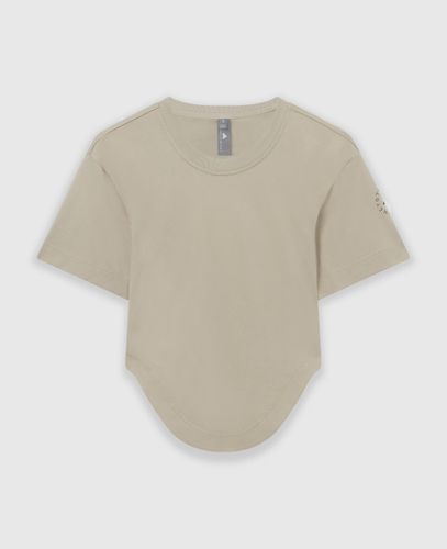 T-Shirt con Orlo Curvo Sportswear TrueLife, Donna, , Taglia: XS - Stella McCartney - Modalova