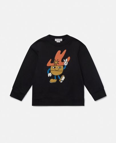 Sweatshirt mit Cosmic Cowboy-Grafik, Frau, , Größe: 5 - Stella McCartney - Modalova