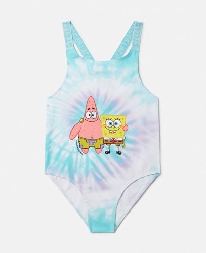 Sponge Bob Graphic Tie-Dye Swimsuit, Woman, , Size: 10 - Stella McCartney - Modalova