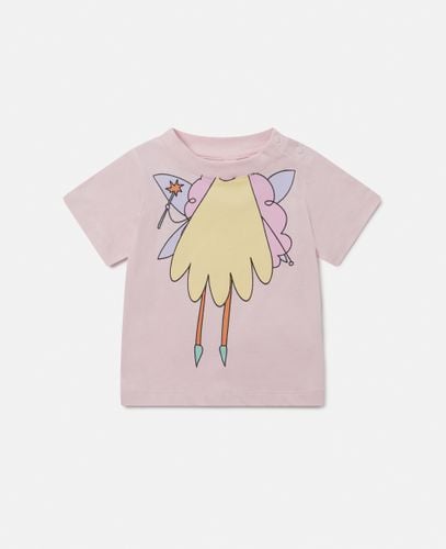 Fairy Graphic Crewneck T-Shirt, Woman, , Size: 6m - Stella McCartney - Modalova