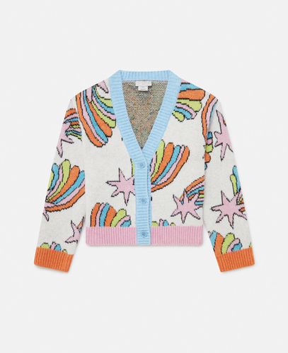 Shooting Stars Knitted Cardigan, Woman, , Size: 4 - Stella McCartney - Modalova