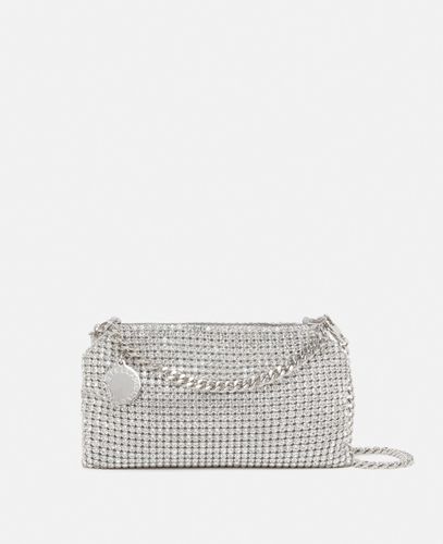 Borsa a Spalla Falabella in Rete con Cristalli, Donna - Stella McCartney - Modalova